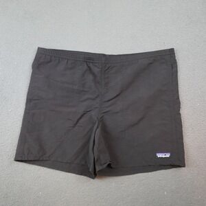 Patagonia Baggies Shorts Mens Medium Black 5in Swim Trunks Mesh Lined STY57021